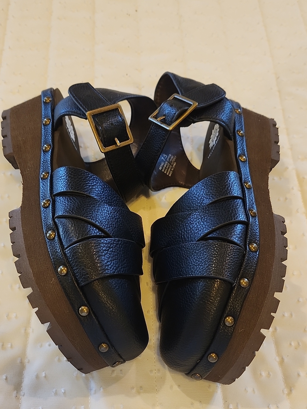 YellowBox Women’s Black Rethel Platform Clog W/ Slingback Sandals Sz 7.5 - Picture 7 of 11